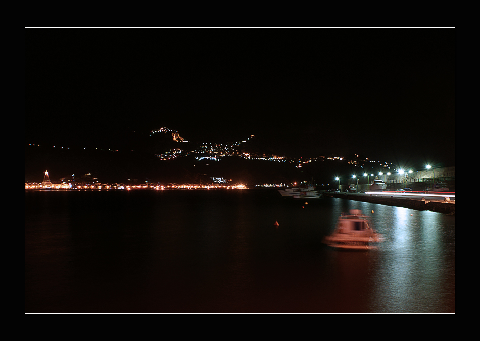 Il mare calmo della sera