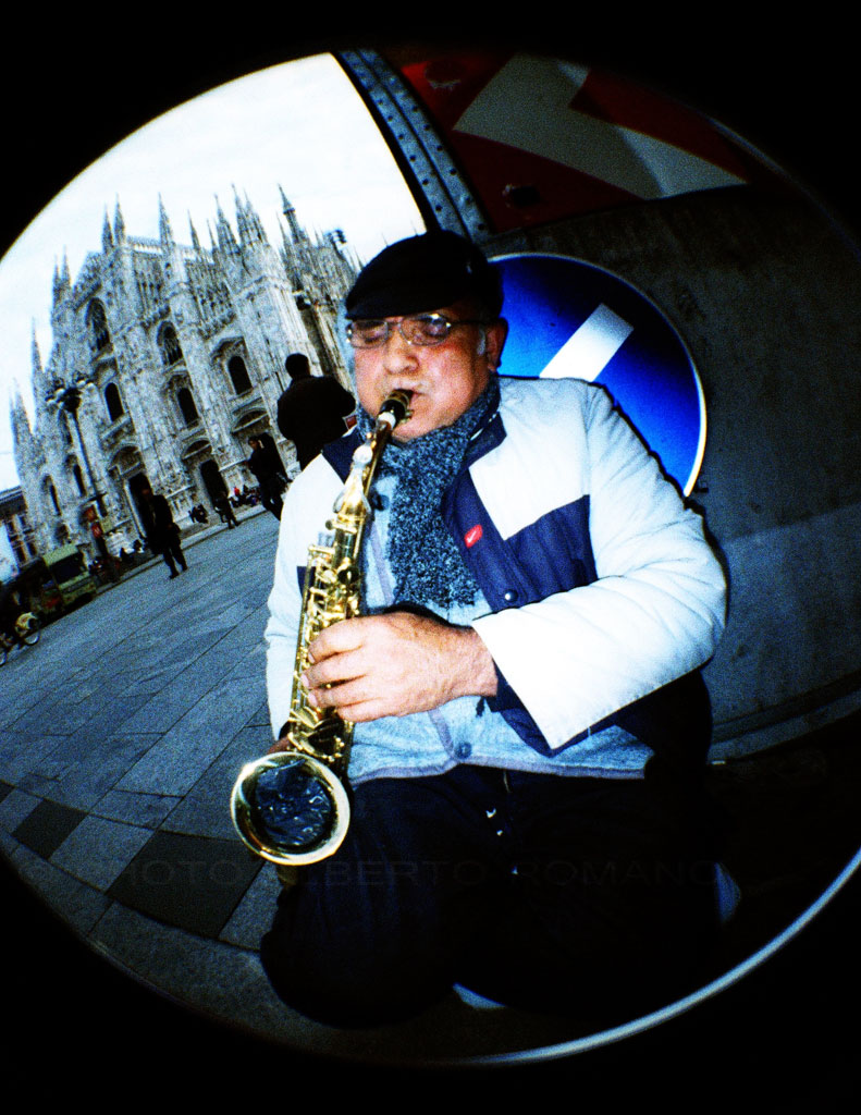 Sax in LOMO Fisheye