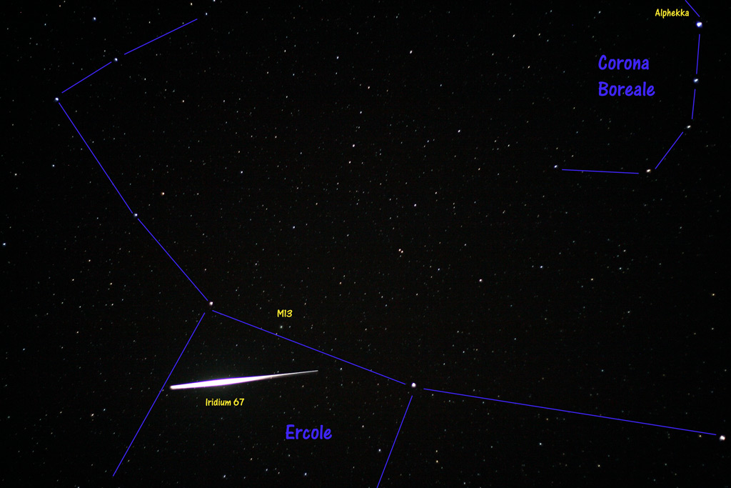 Iridium 67 - flare