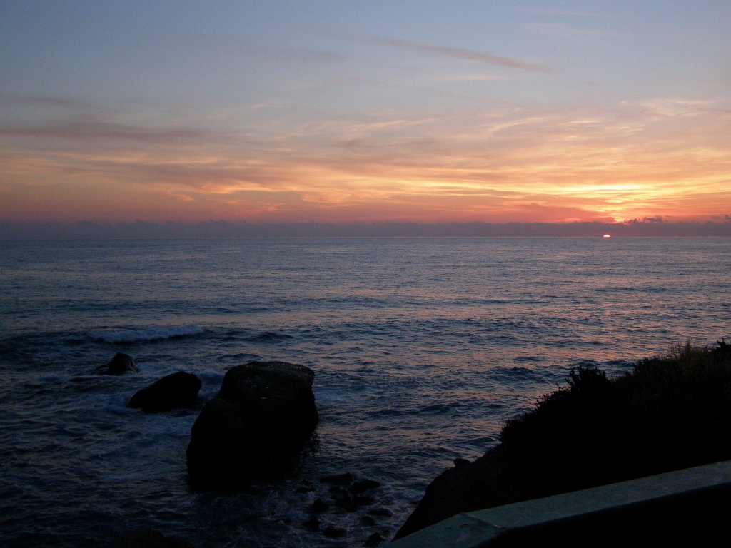 Tramonto dagli scogli Oremus