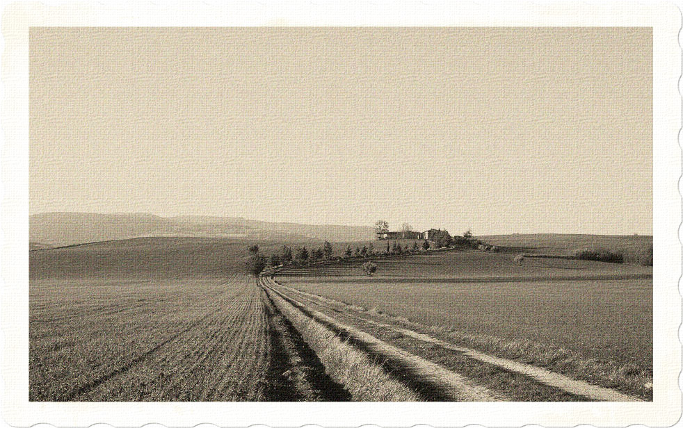 Panoramic old country side