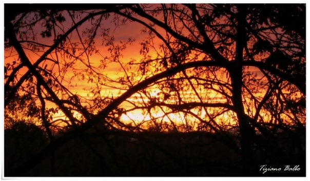 Tramonto infuocato