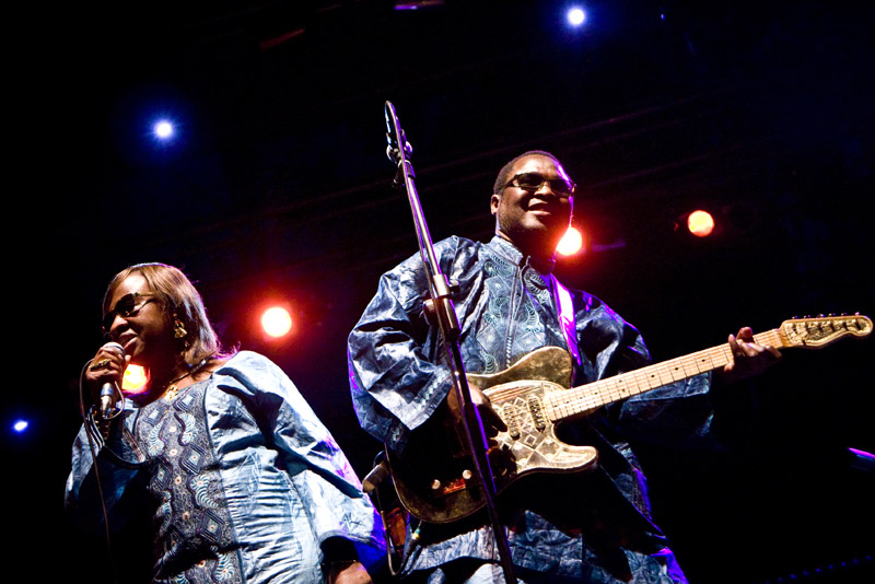 Amadou e Mariam: reportage del concerto