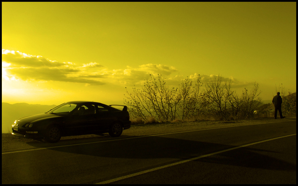 Mio padre e la mia auto (Terminillo, ottobre 2007)