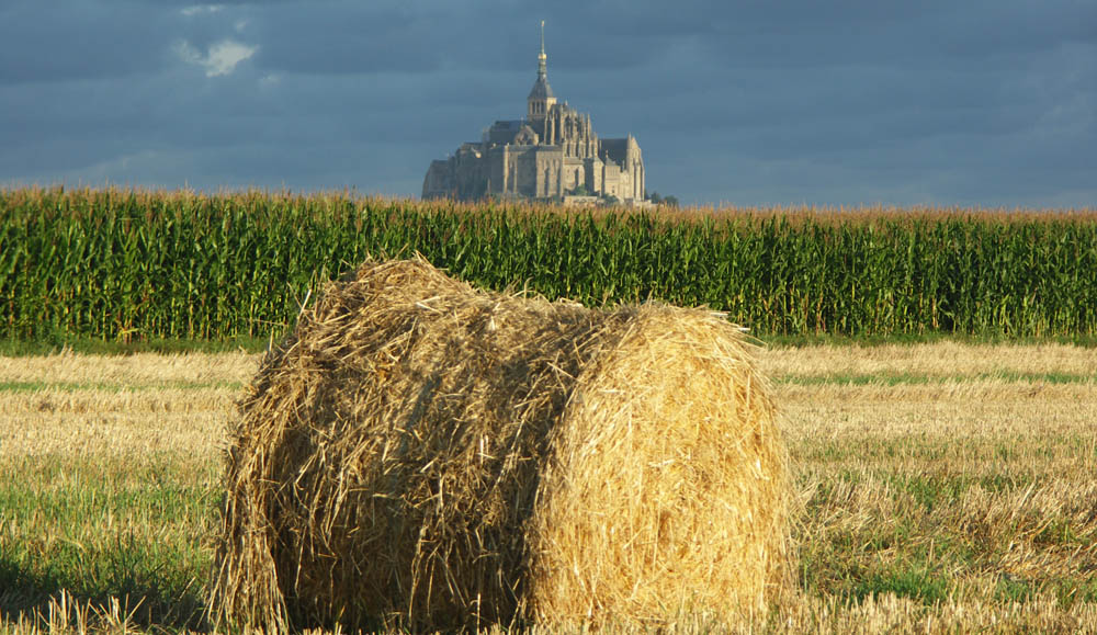 La paglia, il mais edil monte
