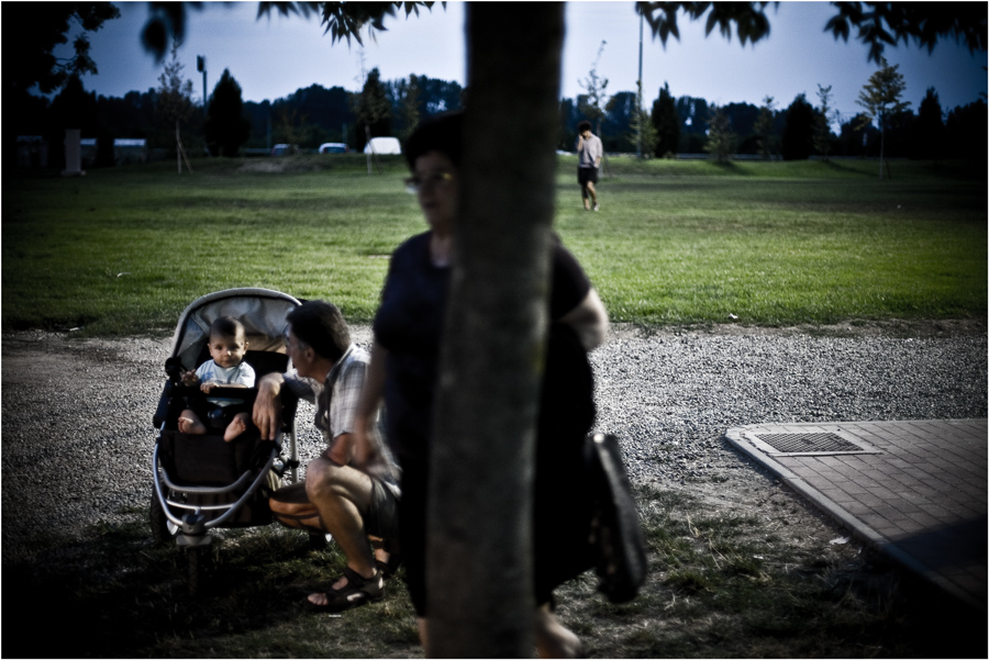 Sera d'estate al parco