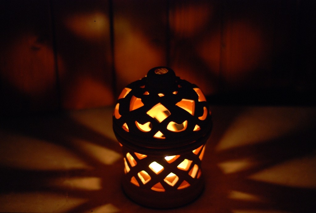 candela di notte
