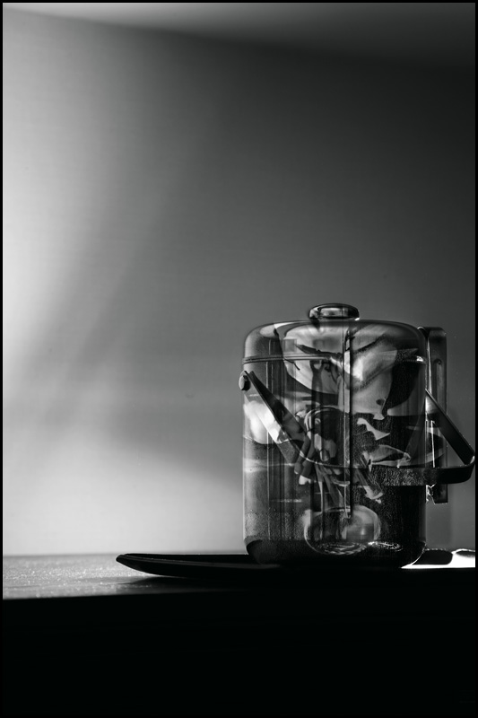 Porta ghiaccio con graffito di San Francisco