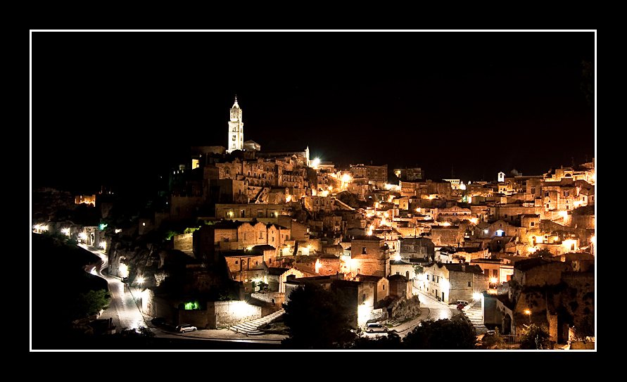 matera di notte