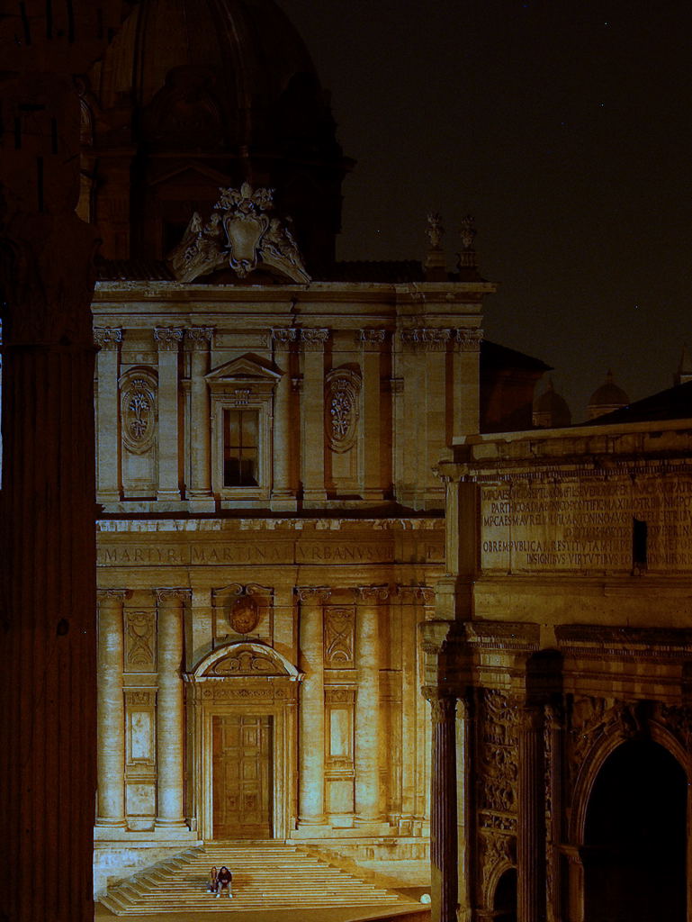 Chiacchierata notturna ai fori