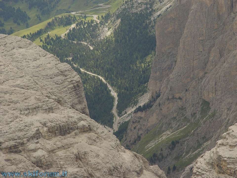 Strada passo sella dal Piz Bo�