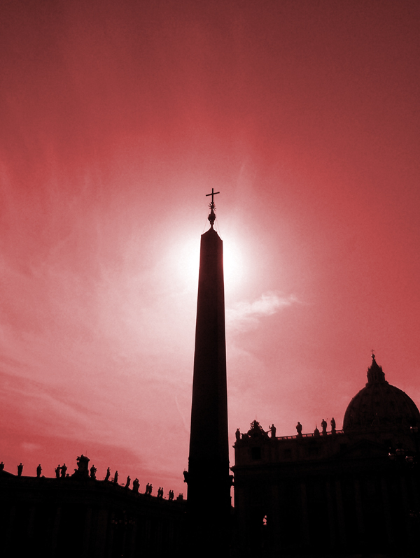Piazza S.Pietro l'obelisco