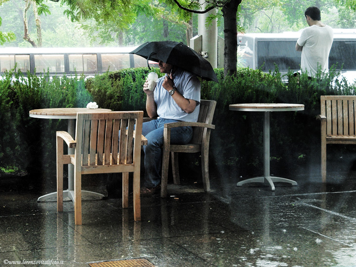 caff� lungo a Manhattan