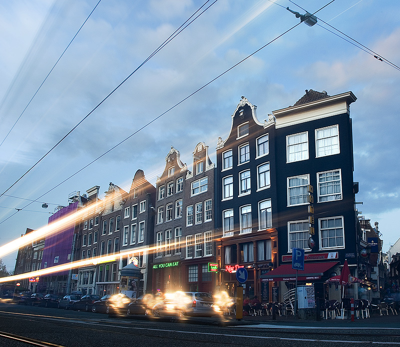 Luci in movimento ad Amsterdam