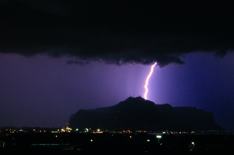istante di un temporale a Palermo