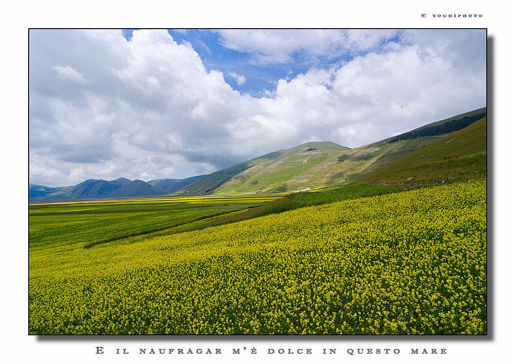 E naufragar m'� dolce ........