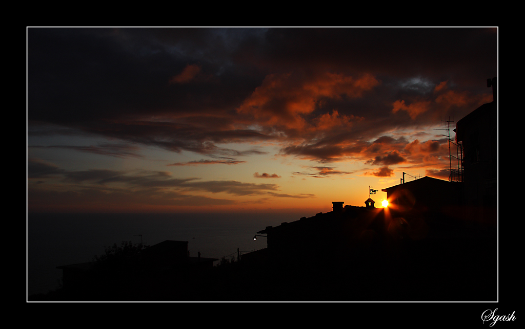 Fine giornata incantevole