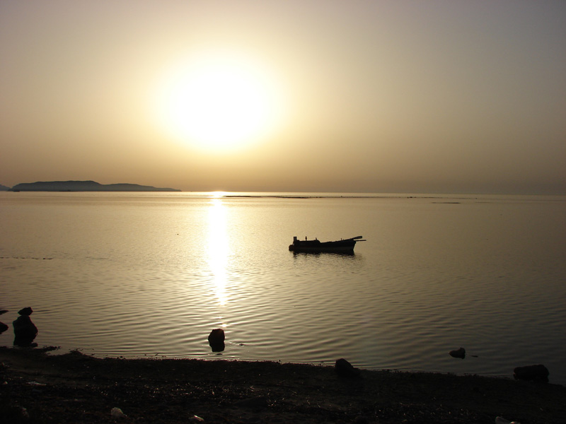 Saline al tramonto