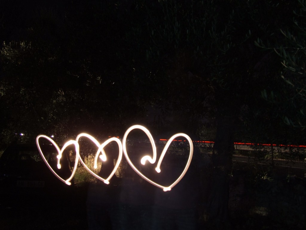 prove di light painting