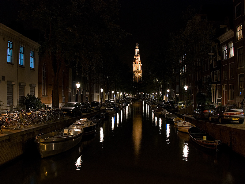Along the Amsterdam channels