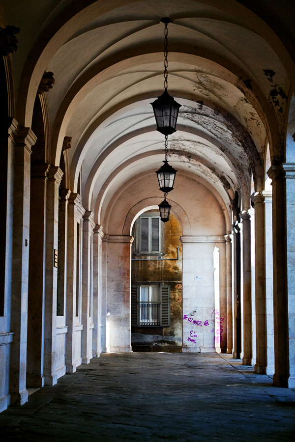 Bergamo Alta - Sotto la biblioteca...