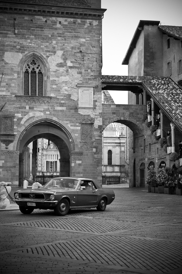Bergamo Alta - Parcheggio in Piazza Vecchia