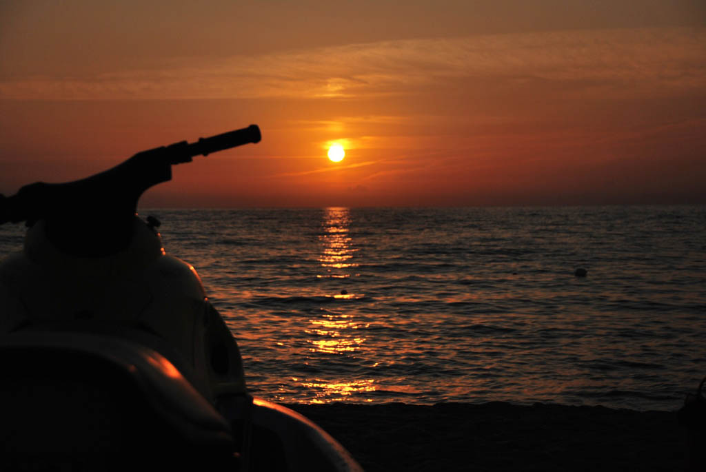 Spettacolo serale al calar del sole