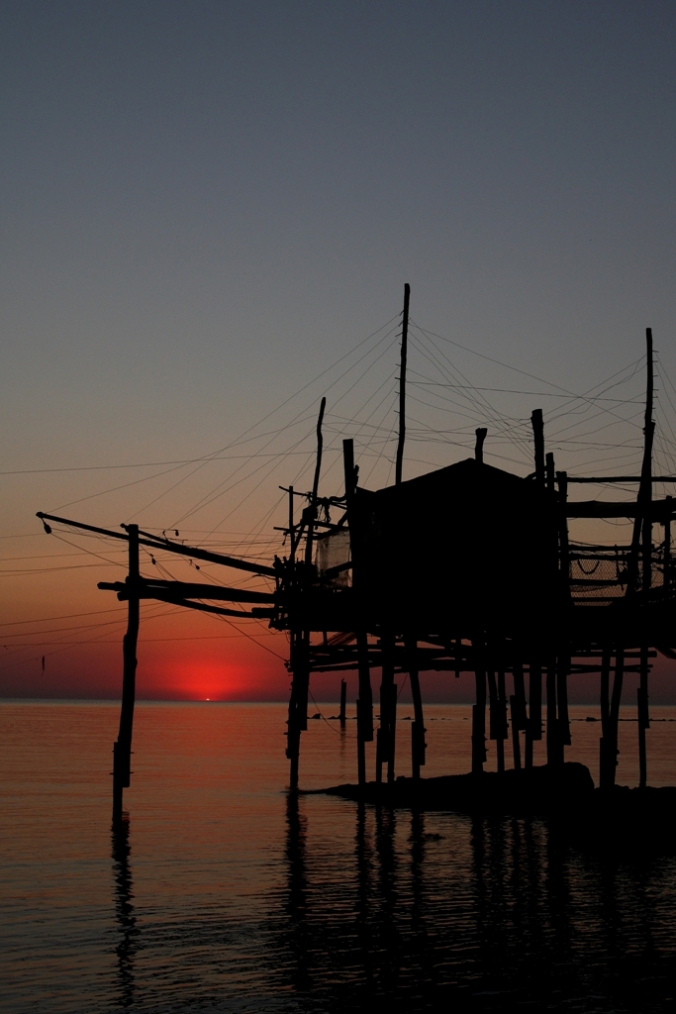 Trabocco all'alba