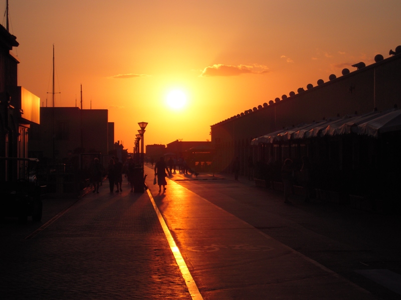 Tramonto al porto...