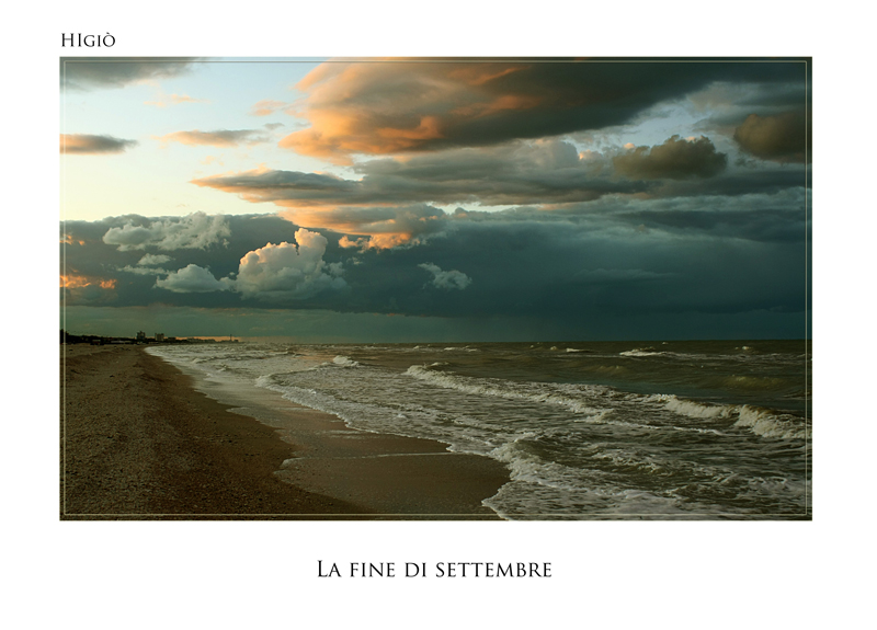La fine di settembre