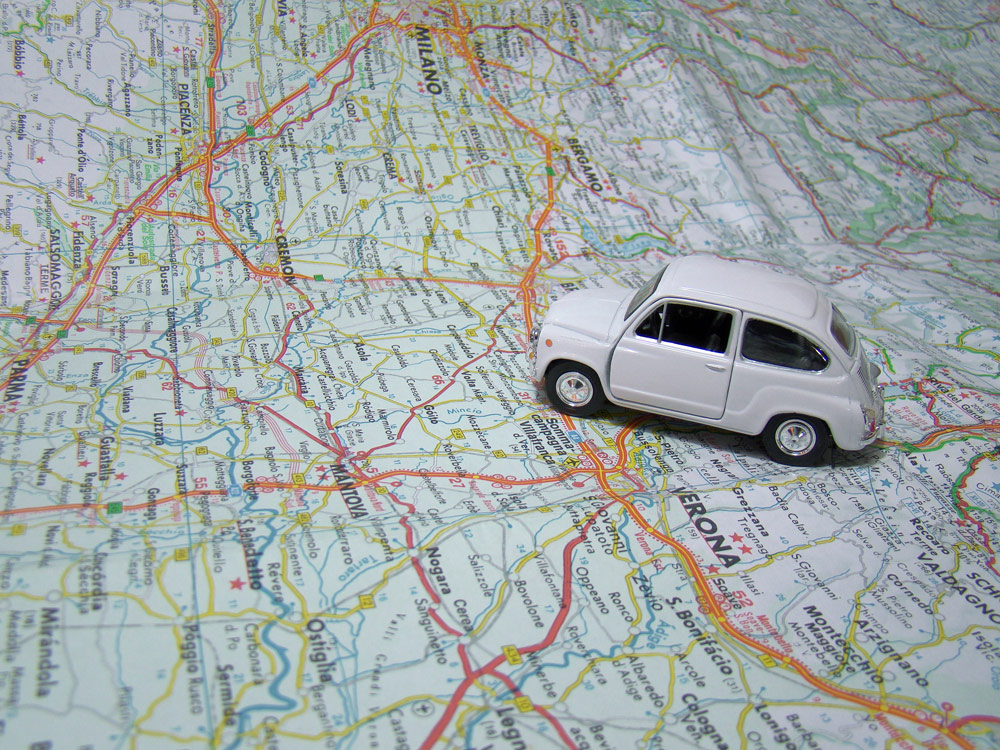 Viaggiare passando per l'Italia