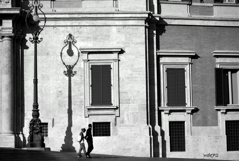 Il lampione riflesso