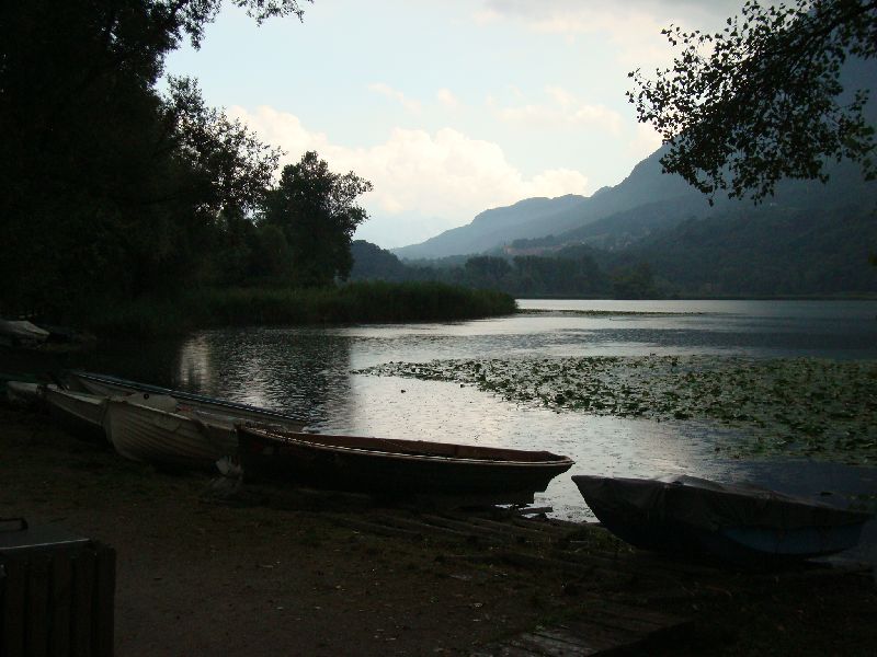 Temporale sul lago