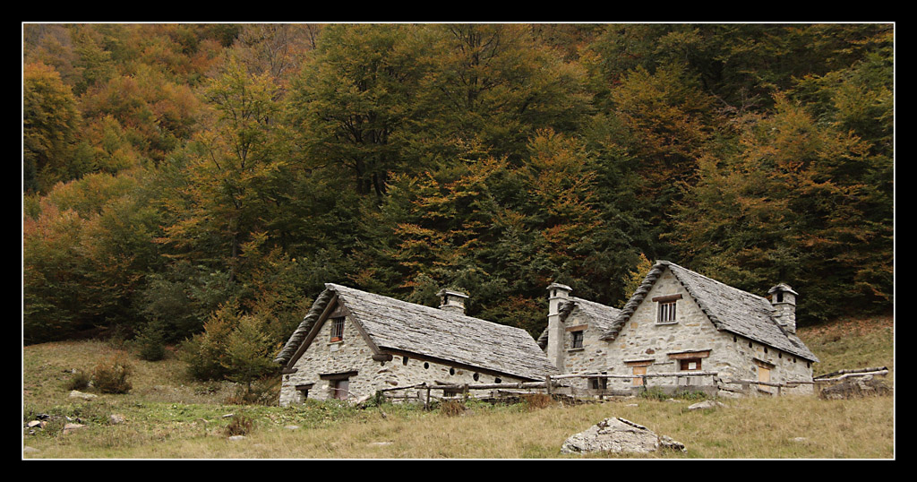 Le baite e l'autunno