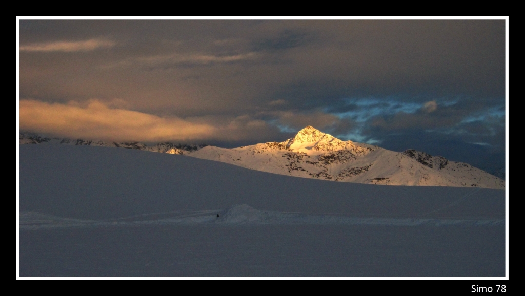 Tramonto ad alta quota...