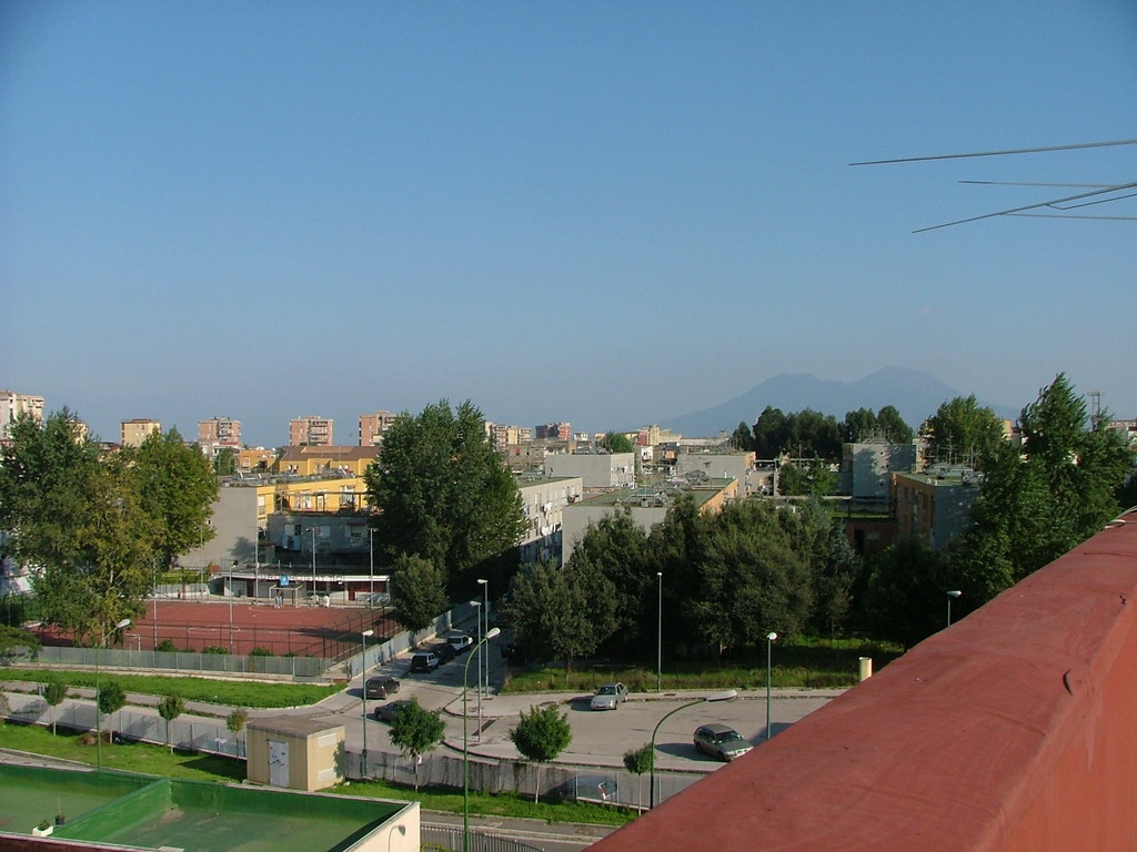 Panorama verde in mezzo alla citt�...dal tetto di casa