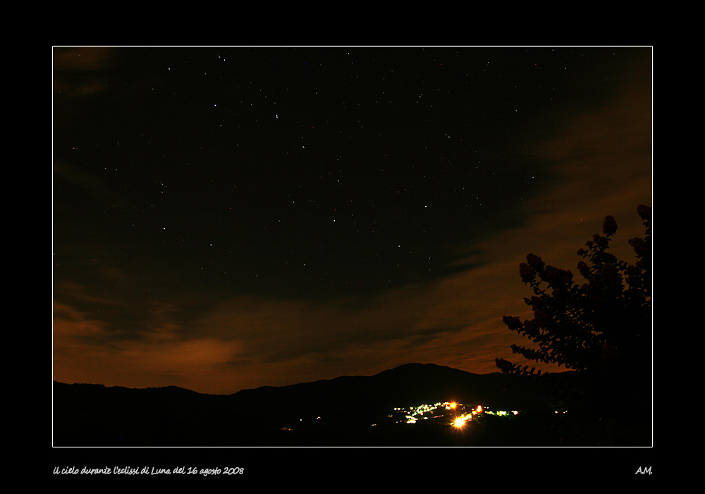 Durante l'eclissi di luna di Agosto 2008