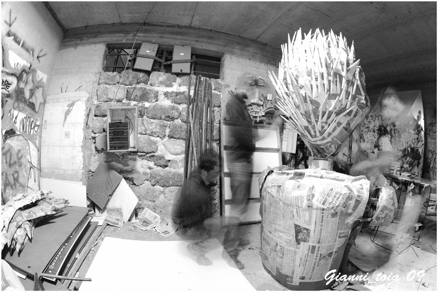 preprazione dei carri allegorici 3