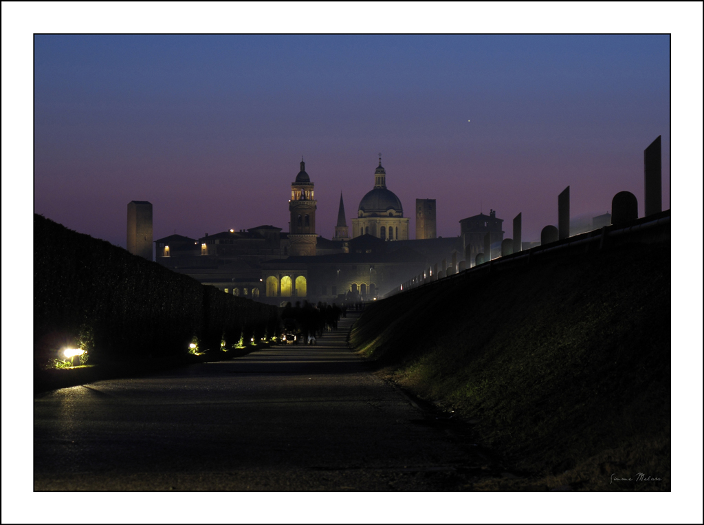 Verso Mantova, verso sera