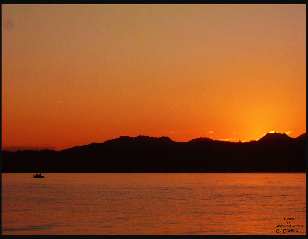 Al tramonto....