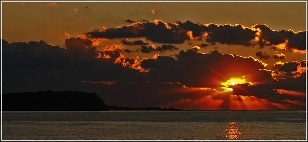tramonto in Sardegna