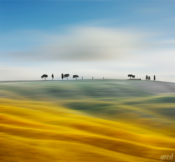 Val d'Orcia surreale