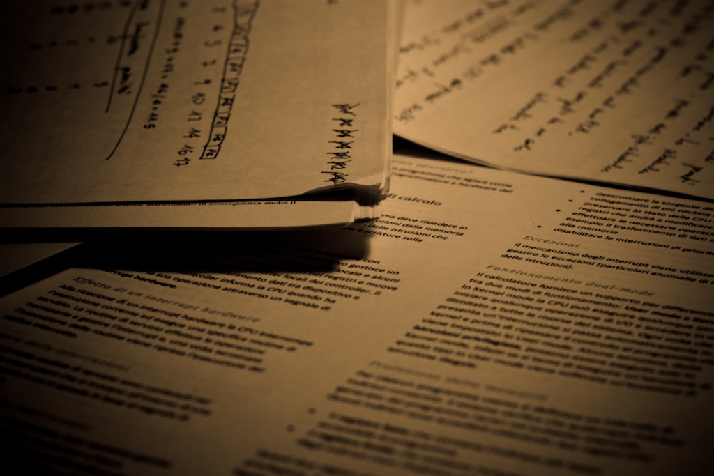 Studio, noioso studio