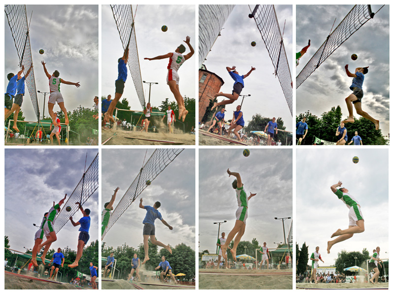 Collage di Beach volley