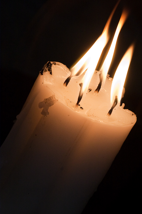 candle in the night