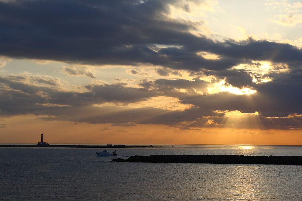 Tramonto su Gallipoli