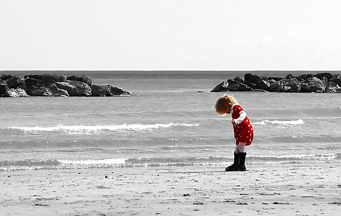 "Una bimba a pois"....!