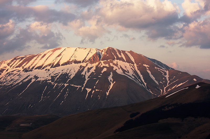 Tramonto sul Vettore
