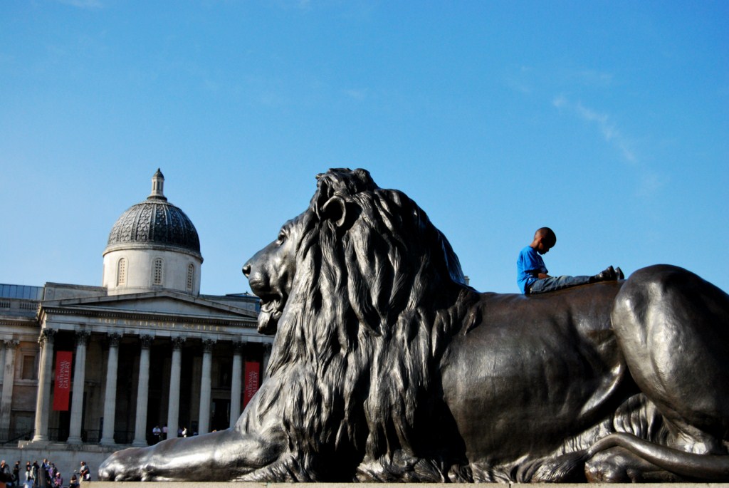 The boy and the lion