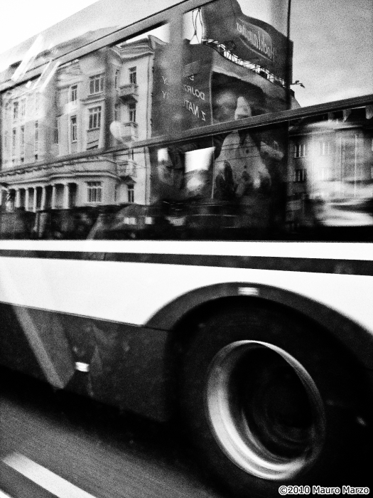 Varsavia - in taxi al lavoro